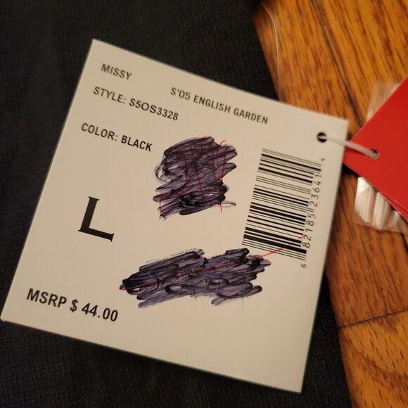 Oscar De La Renta L Black Beaded Scoop Neck Sleeveless Sweater Top Silk - Picture 7 of 7